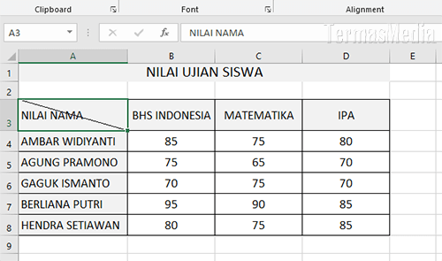 Detail Contoh Tabel Microsoft Excel Nomer 27