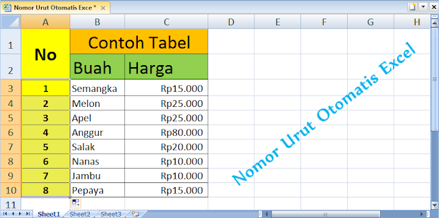 Detail Contoh Tabel Microsoft Excel Nomer 43