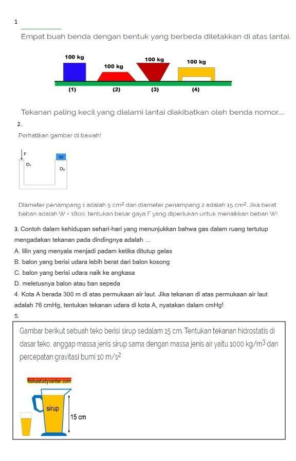 Detail Contoh Tekanan Dalam Kehidupan Sehari Hari Nomer 51