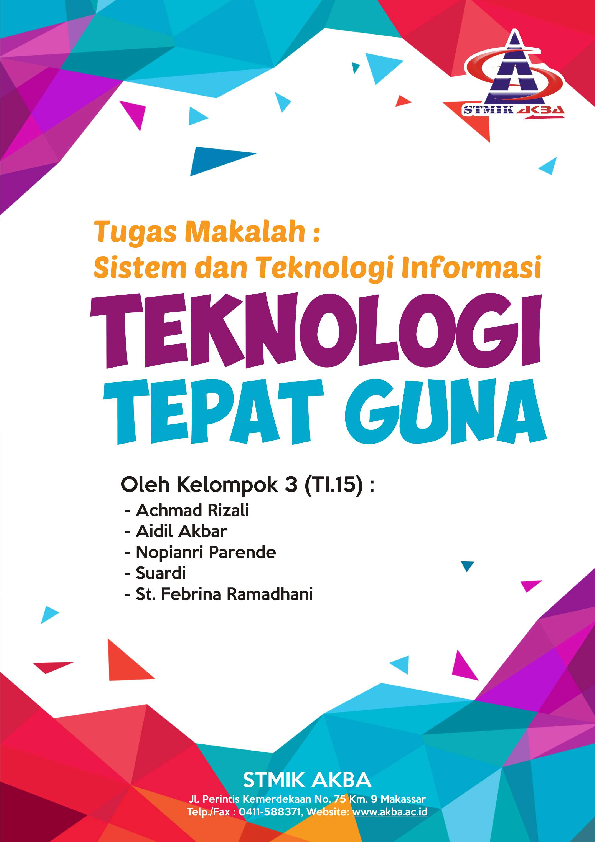 Detail Contoh Teknologi Terapan Nomer 46