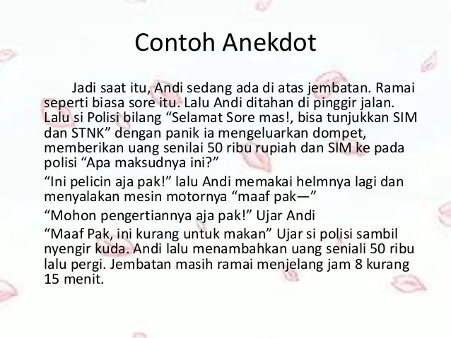 Detail Contoh Teks Anekdot Dalam Kehidupan Sehari Hari Nomer 23