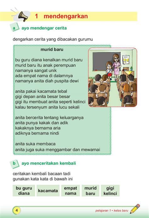 Detail Contoh Teks Bacaan Untuk Anak Sd Kelas 1 Nomer 14