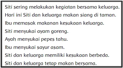 Detail Contoh Teks Bacaan Untuk Anak Sd Kelas 1 Nomer 33