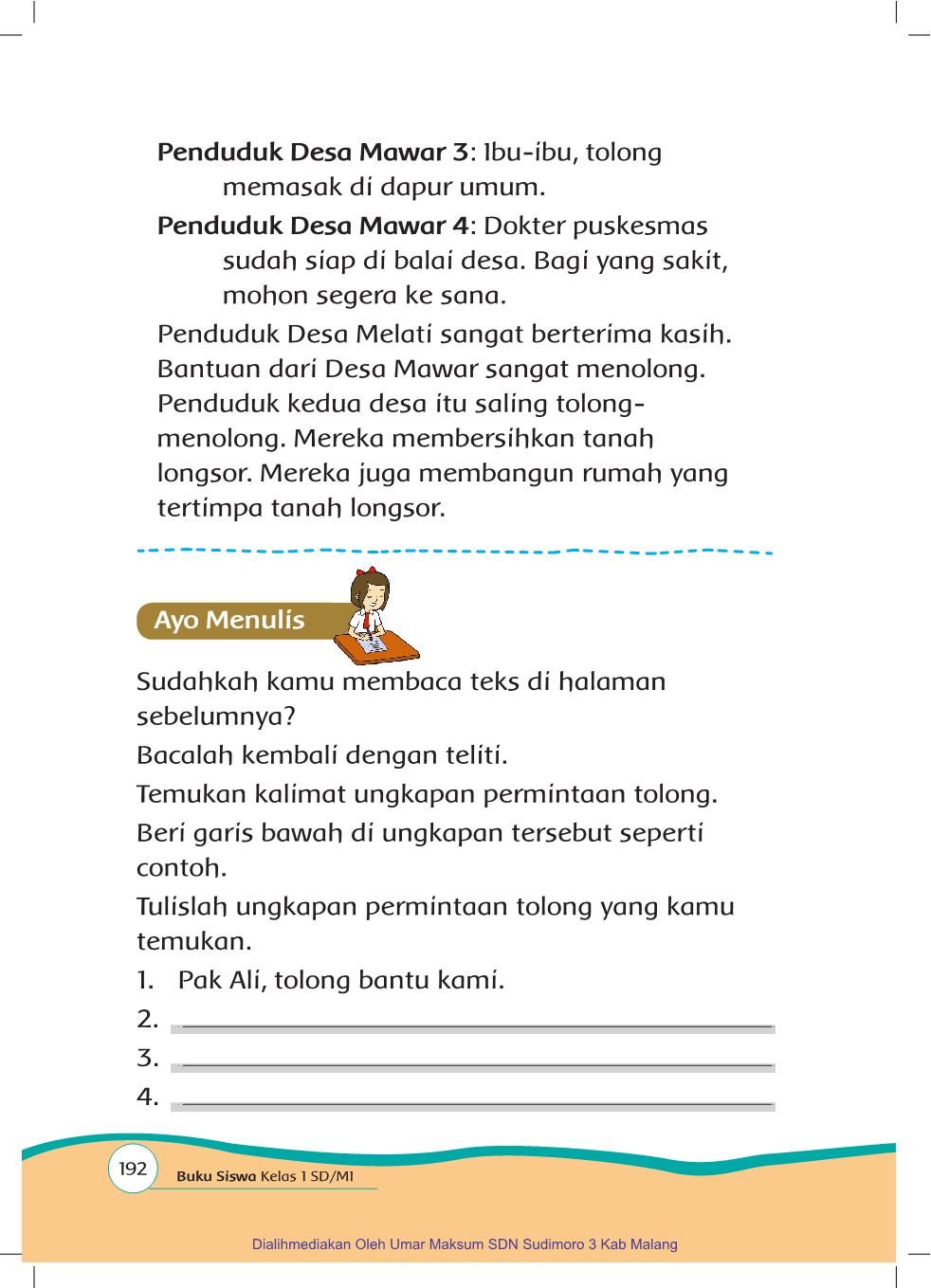 Detail Contoh Teks Bacaan Untuk Anak Sd Kelas 1 Nomer 35