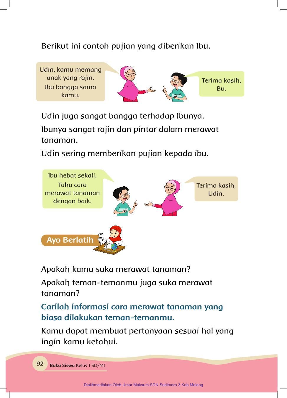 Detail Contoh Teks Bacaan Untuk Anak Sd Kelas 1 Nomer 47