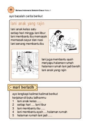 Detail Contoh Teks Bacaan Untuk Anak Sd Kelas 1 Nomer 5