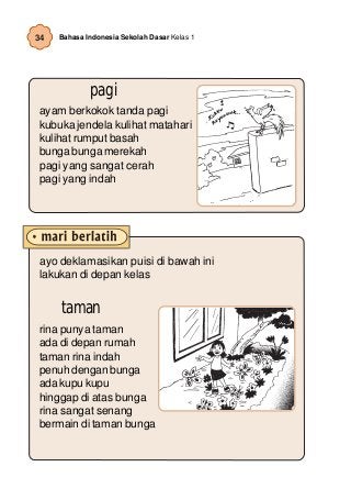 Detail Contoh Teks Bacaan Untuk Anak Sd Kelas 1 Nomer 7