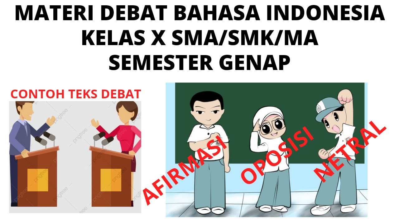 Detail Contoh Teks Debat Bahasa Indonesia Nomer 50