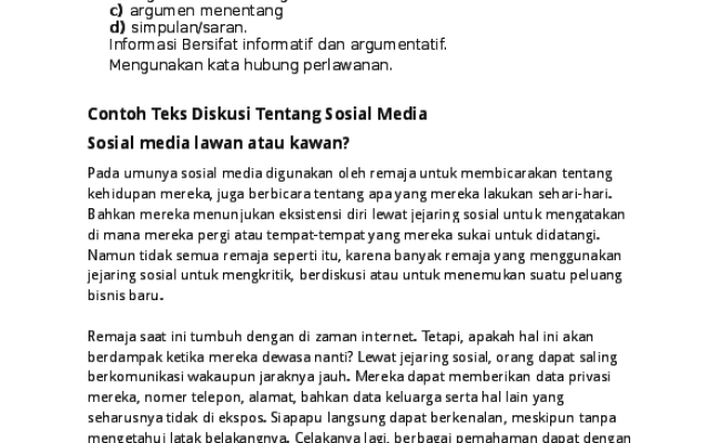 Detail Contoh Teks Diskusi Tentang Internet Nomer 46