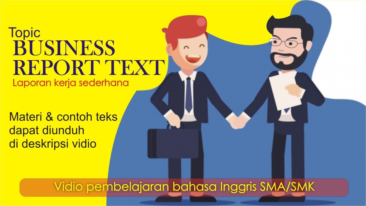 Detail Contoh Teks Laporan Dalam Bahasa Inggris Nomer 24