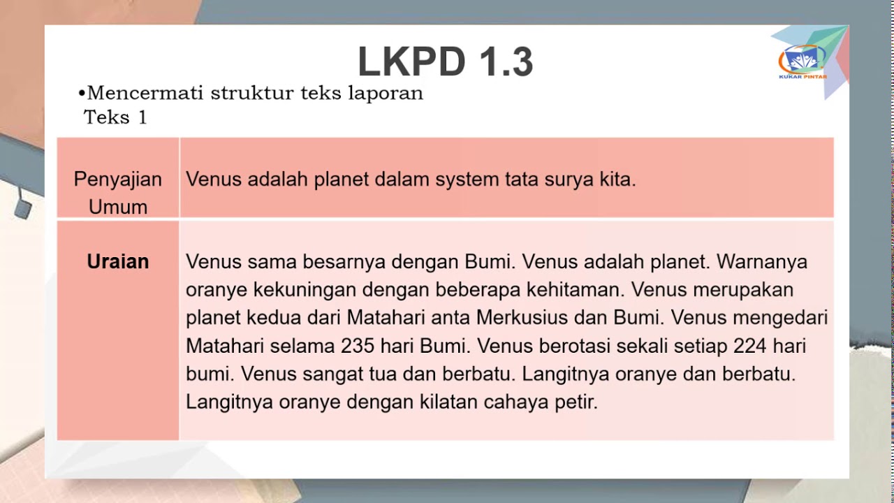 Detail Contoh Teks Laporan Percobaan Beserta Strukturnya Nomer 28