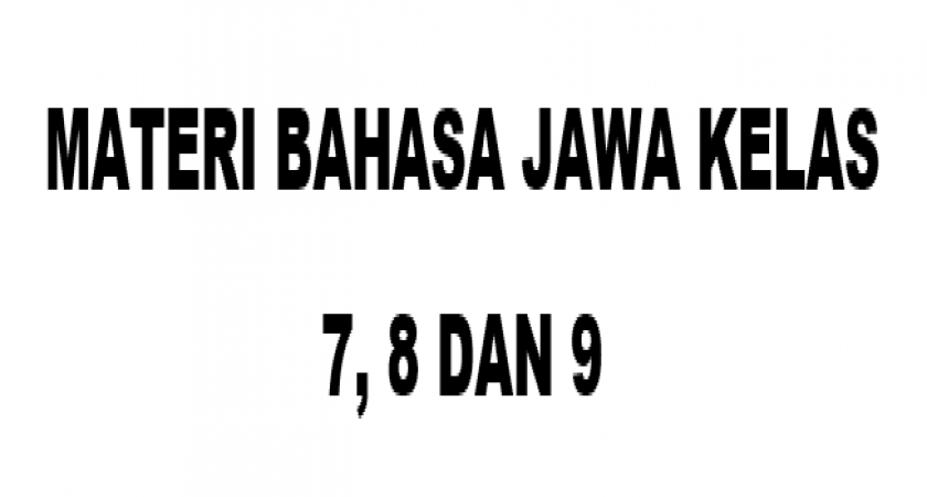 Detail Contoh Teks Pariwara Bahasa Jawa Nomer 52