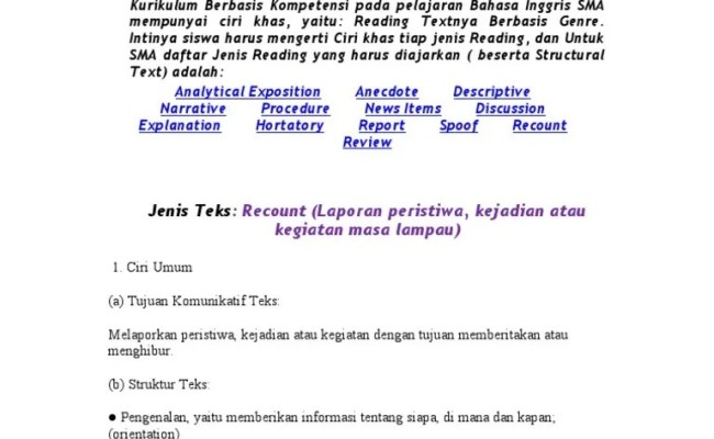 Detail Contoh Teks Report Beserta Strukturnya Nomer 19