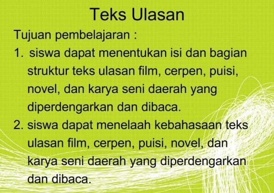 Detail Contoh Teks Ulasan Buku Pelajaran Nomer 12