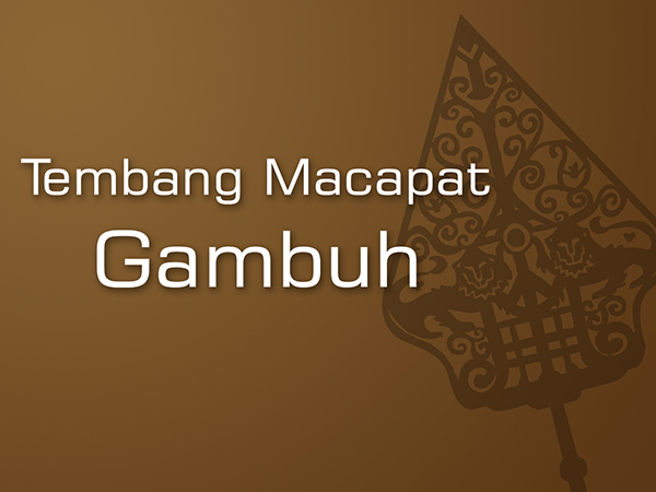 Detail Contoh Tembang Macapat Gambuh Nomer 2