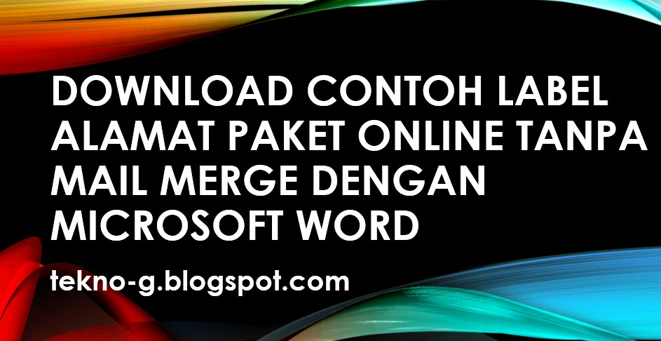 Detail Contoh Template Alamat Pengiriman Nomer 32