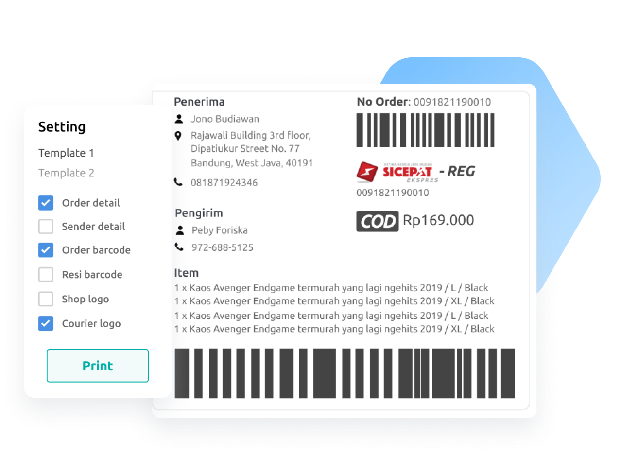 Detail Contoh Template Alamat Pengiriman Nomer 50