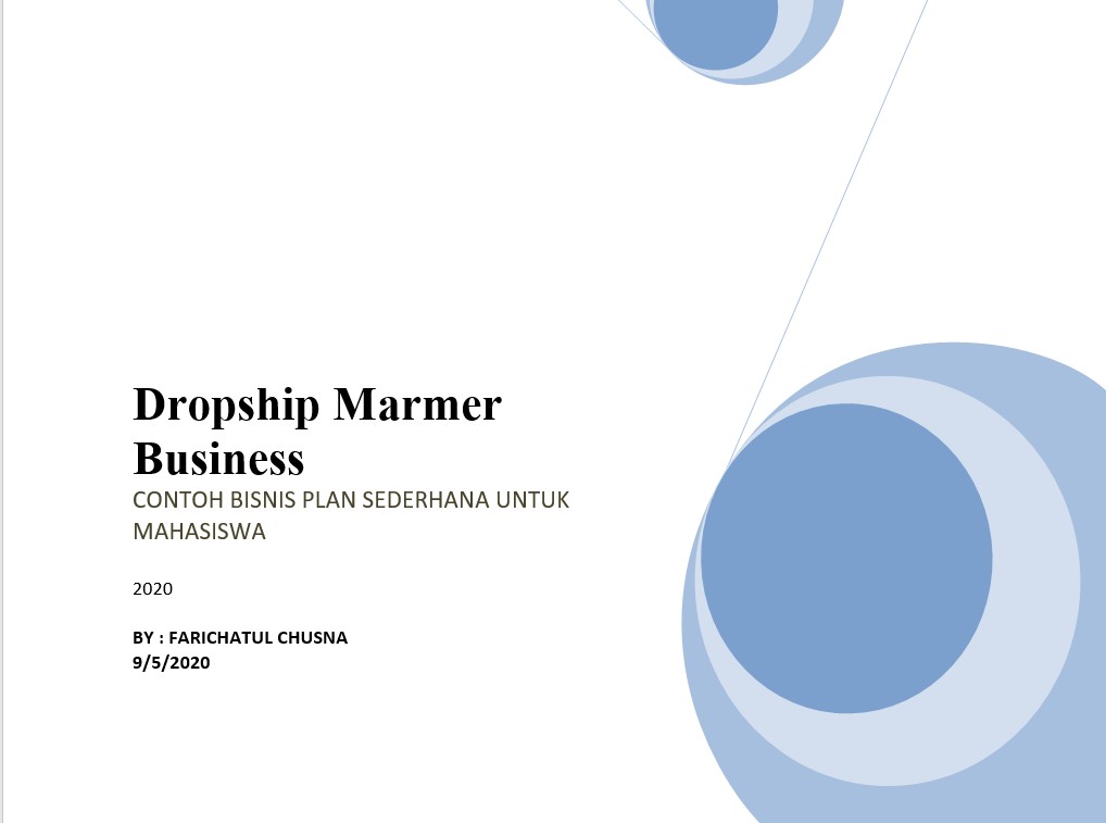 Detail Contoh Template Business Plan Nomer 13