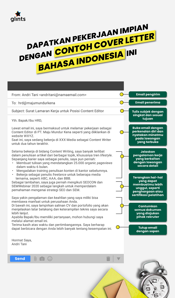 Detail Contoh Template Cover Letter Nomer 21