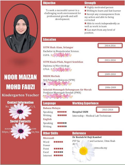 Detail Contoh Template Cv Nomer 10