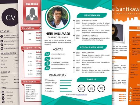 Detail Contoh Template Cv Word Nomer 23