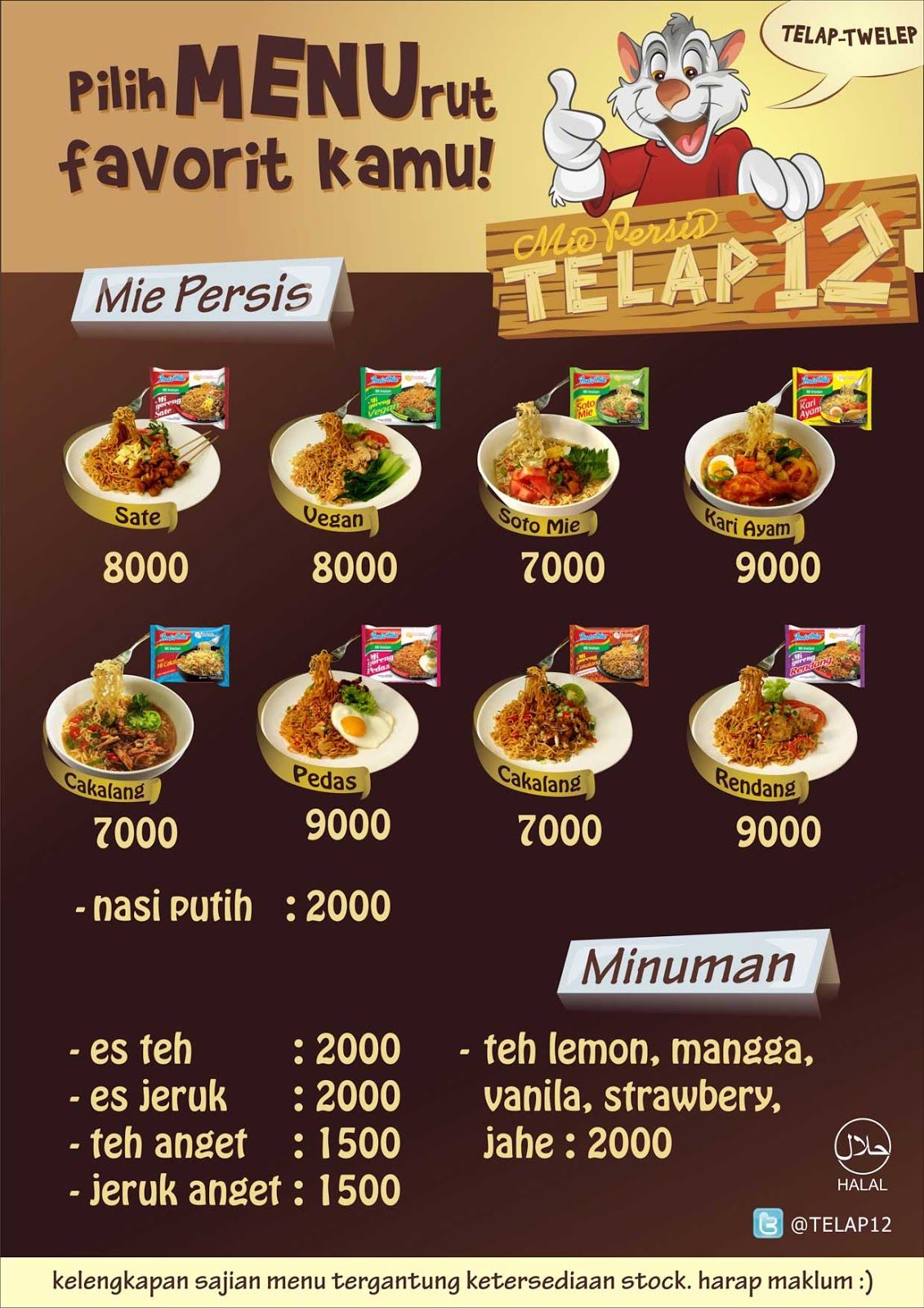 Detail Contoh Template Menu Makanan Nomer 43