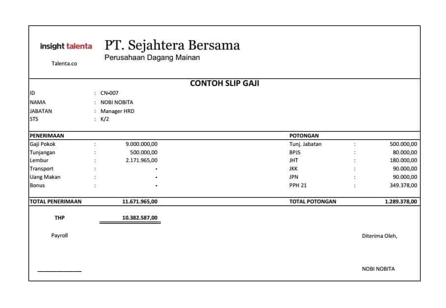 Detail Contoh Template Sederhana Nomer 43