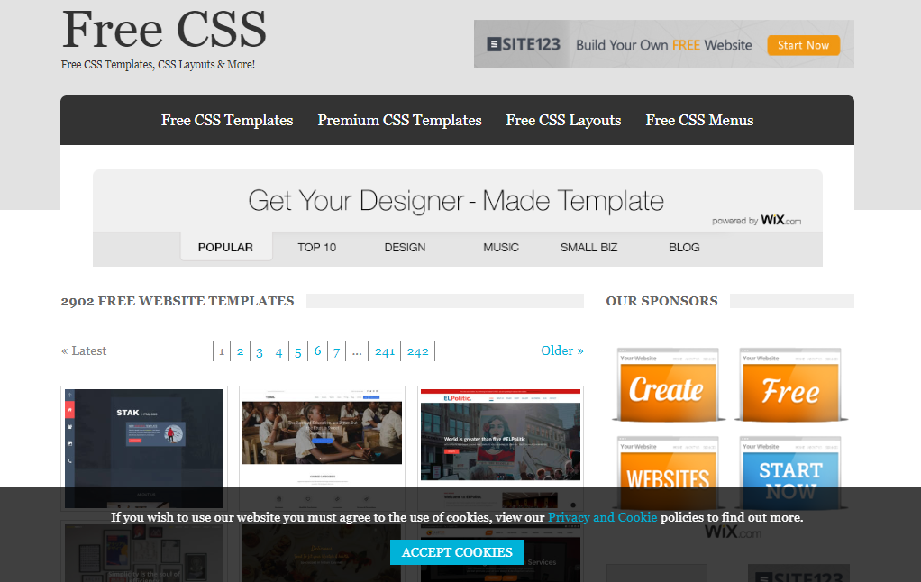 Detail Contoh Template Web Design Nomer 20