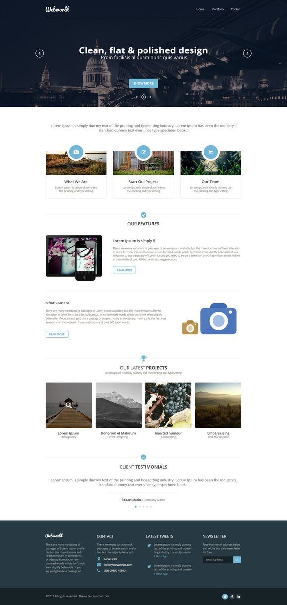 Detail Contoh Template Web Design Nomer 27