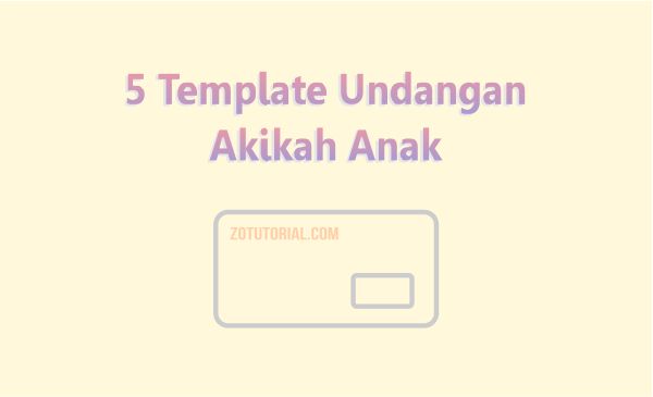 Detail Contoh Template Word Nomer 41