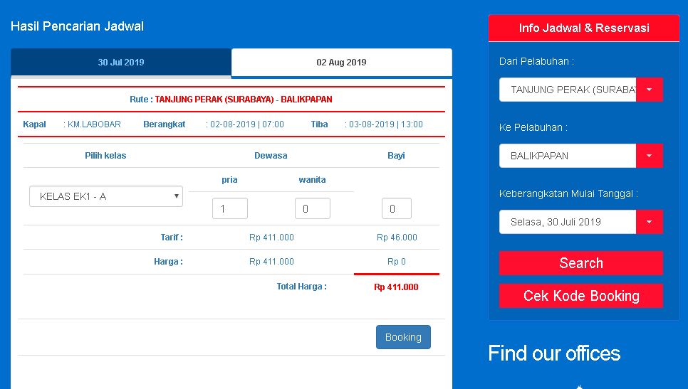 Detail Contoh Tiket Kapal Laut Nomer 40