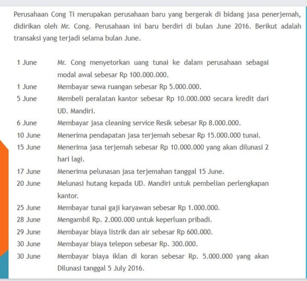 Detail Contoh Transaksi Akuntansi Nomer 27