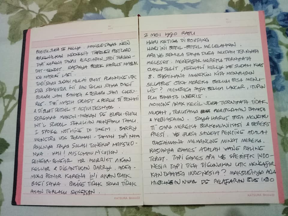 Detail Contoh Tulisan Buku Diary Nomer 9