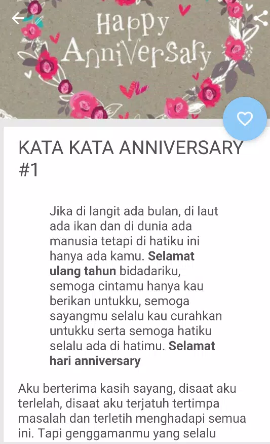 Detail Contoh Ucapan Happy Anniversary Nomer 39