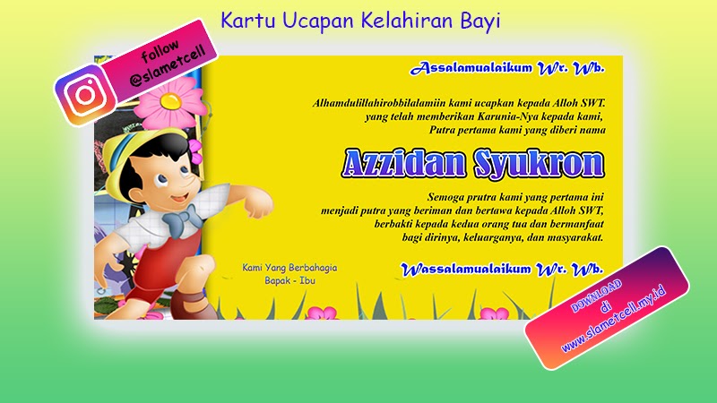 Download Contoh Ucapan Kelahiran Nomer 21