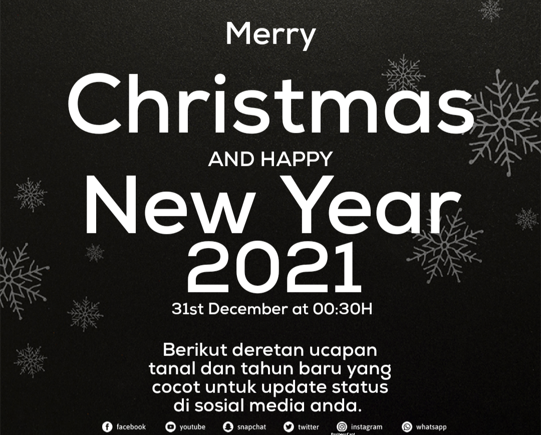 Detail Contoh Ucapan Natal Dan Tahun Baru 2020 Nomer 45