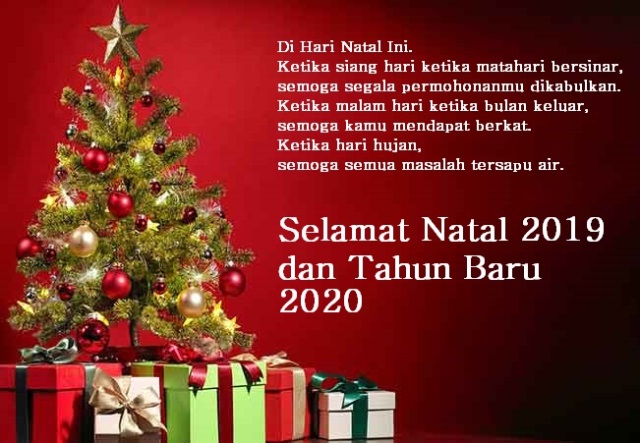 Detail Contoh Ucapan Natal Dan Tahun Baru 2020 Nomer 8