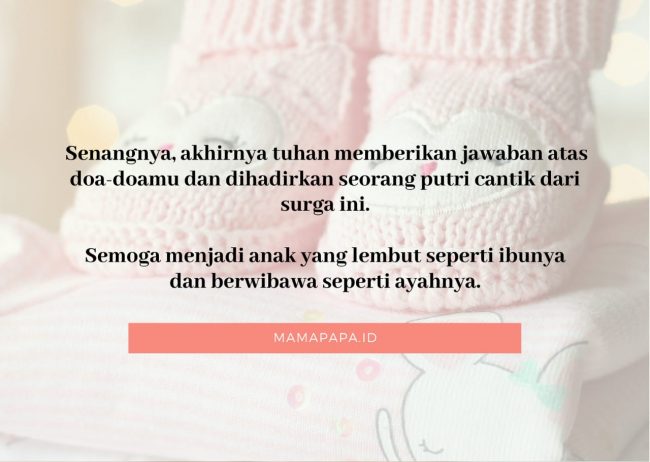 Detail Contoh Ucapan Selamat Atas Kelahiran Anak Nomer 21