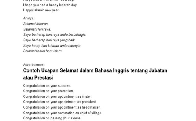 Detail Contoh Ucapan Selamat Bahasa Inggris Nomer 32