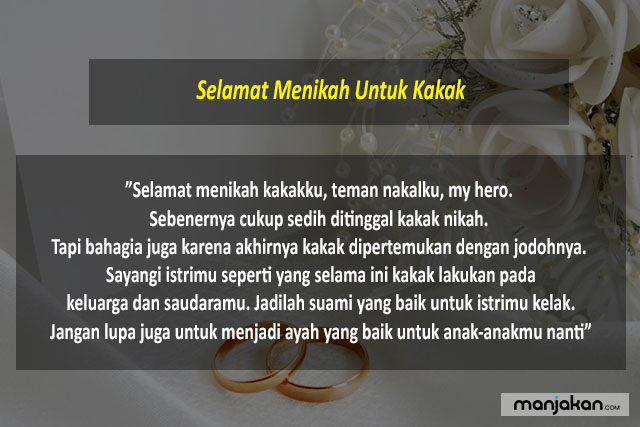 Detail Contoh Ucapan Selamat Menikah Nomer 44