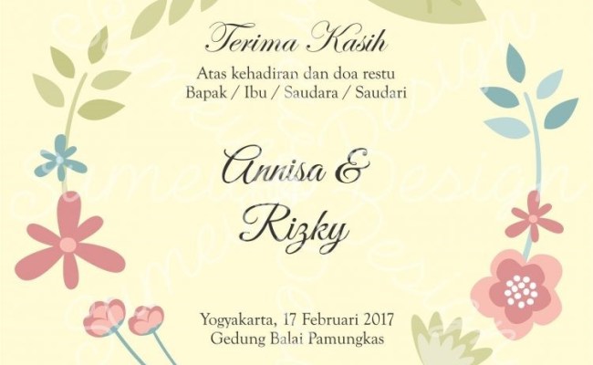 Detail Contoh Ucapan Terima Kasih Setelah Pernikahan Nomer 7