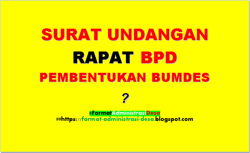 Detail Contoh Undangan Rapat Desa Nomer 35