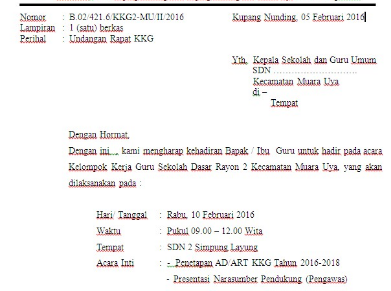 Detail Contoh Undangan Rapat Sekolah Koleksi Nomer 36