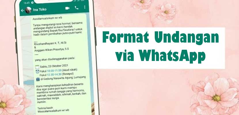 Detail Contoh Undangan Rapat Via Whatsapp Nomer 4