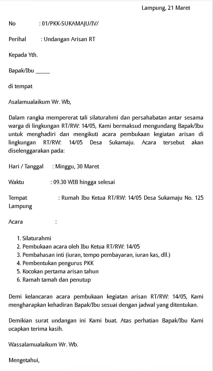 Detail Contoh Undangan Rapat Via Whatsapp Nomer 7