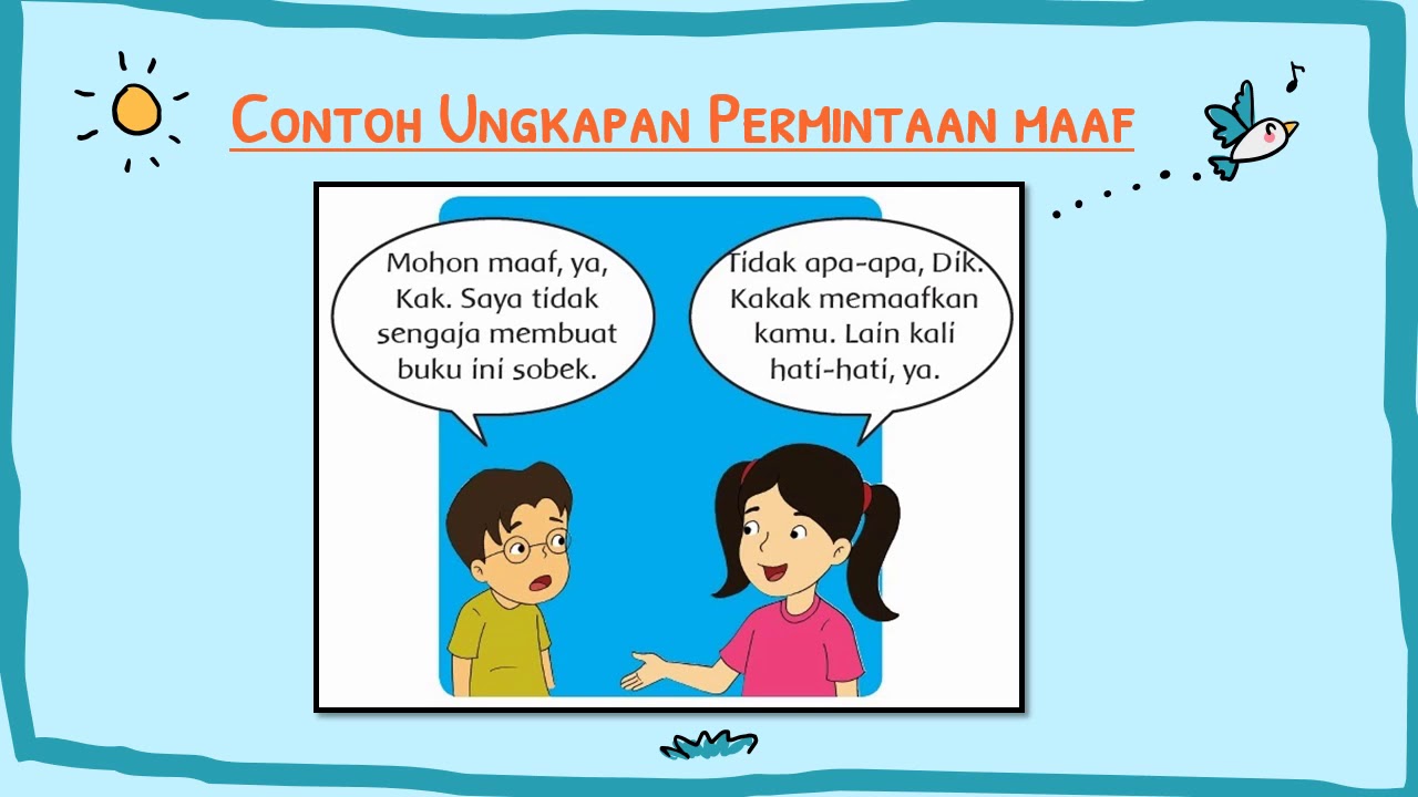 Detail Contoh Ungkapan Permintaan Maaf Nomer 24