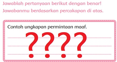 Detail Contoh Ungkapan Permintaan Maaf Nomer 5