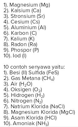 Detail Contoh Unsur Senyawa Yaitu Nomer 16