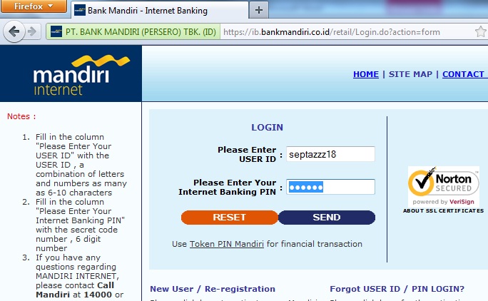 Detail Contoh User Id Mandiri Online Nomer 4