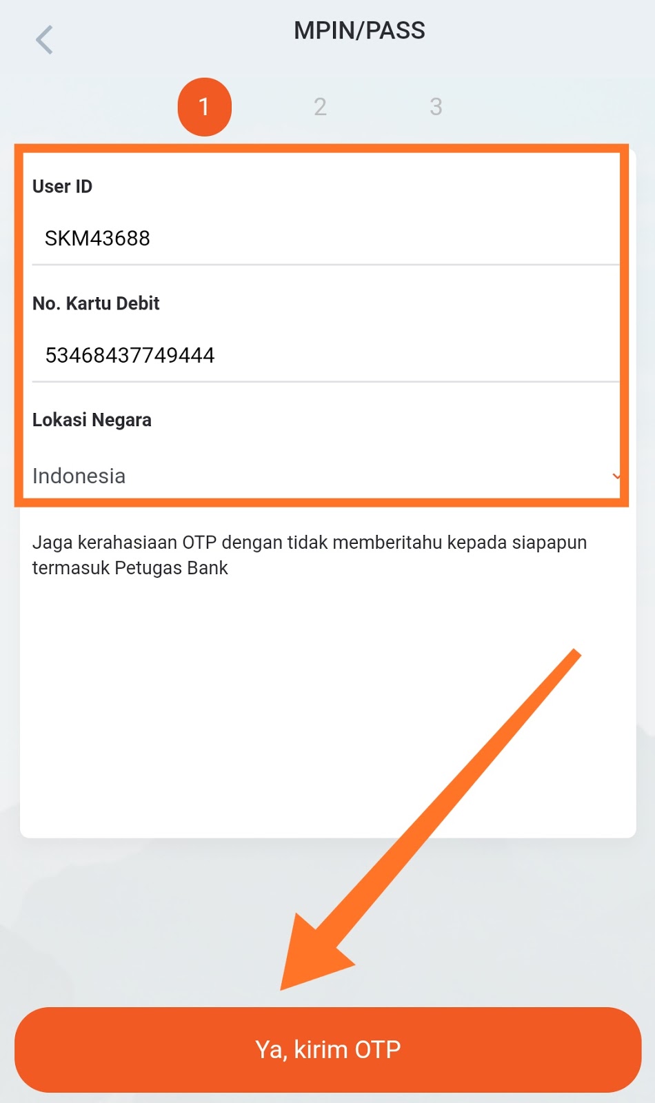 Detail Contoh User Id Mandiri Online Nomer 7